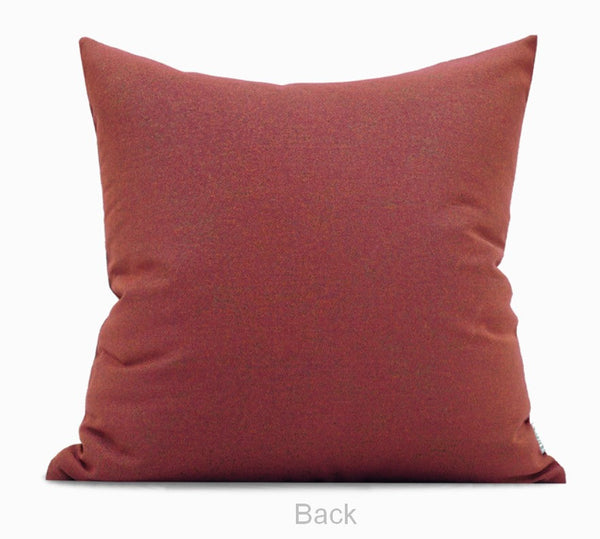 Large Modern Sofa Pillows, Red Decorative Throw Pillows for Couch, Large Decorative Throw Pillows, Contemporary Sofa Pillows for Interior Design-artworkcanvas