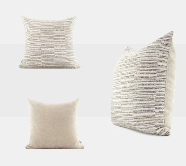 Luxury Modern Sofa Pillows, Large Square Pillows, Decorative Throw Pillows for Couch, Decorative Pillows for Living Room, Modern Throw Pillows-artworkcanvas