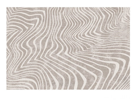 Stripe Area Rugs under Sofa, Modern Carpets for Office, Dining Room Floor Rugs, Mid Century Area Rugs for Living Room, Abstract Contemporary Rugs for Bedroom-artworkcanvas