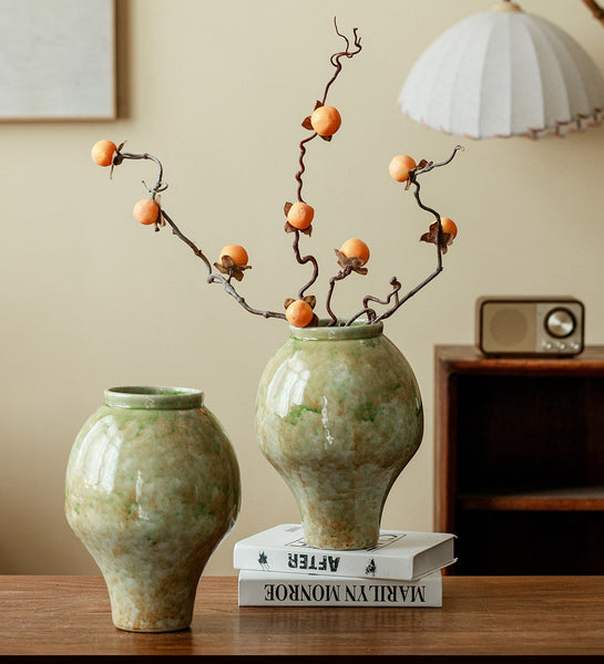 Centerpiece Ceramic Bud Vases, Porcelain Flower Vases, Flower Vases on Table, Handmade Water Holding Flower Vase-artworkcanvas