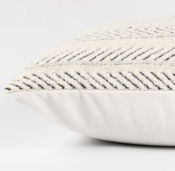 Extra Large Decorative Pillows for Couch, Modern Sofa Pillows, Contemporary Throw Pillows for Living Room, Modern Square Pillows-artworkcanvas