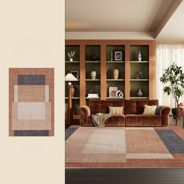 Extra Large Modern Rugs under Dining Room Table, Mid Century Contemporary Modern Rugs, Abstract Modern Rugs for Living Room, Contemporary Geometric Carpets-artworkcanvas