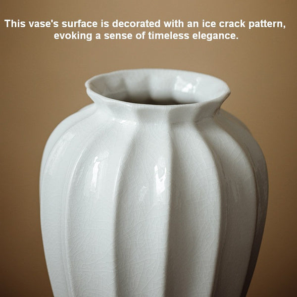 Centerpiece Ceramic Bud Vases, Porcelain Flower Vases, Large Flower Vases on Table, Handmade Water Holding Flower Vase-artworkcanvas
