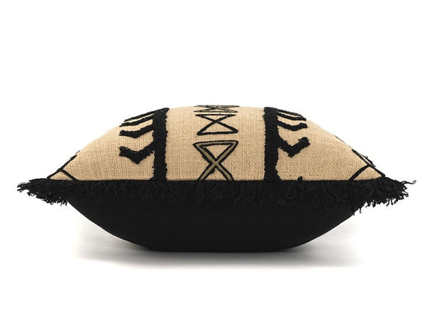 Ethnic Square Modern Throw Pillows for Couch, Contemporary Modern Sofa Pillows, Decorative Throw Pillows for Bedroom, Large Throw Pillow for Interior Design-artworkcanvas