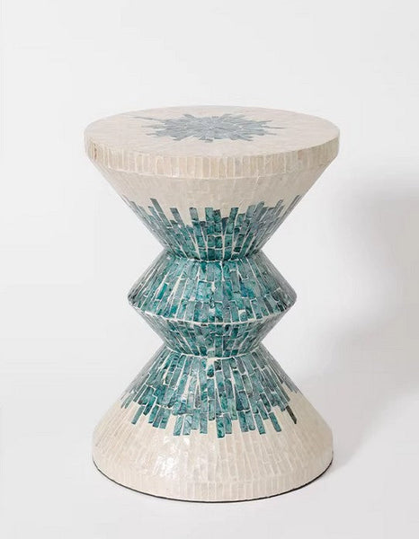 Modern Side Table, Shell Small Sofa Side Table, Contemporary Bedside Table, Bedside Small Side Table, Small End Table, Portable Casual Side Table, Creative Coffee Table, Contemporary Side Table-artworkcanvas