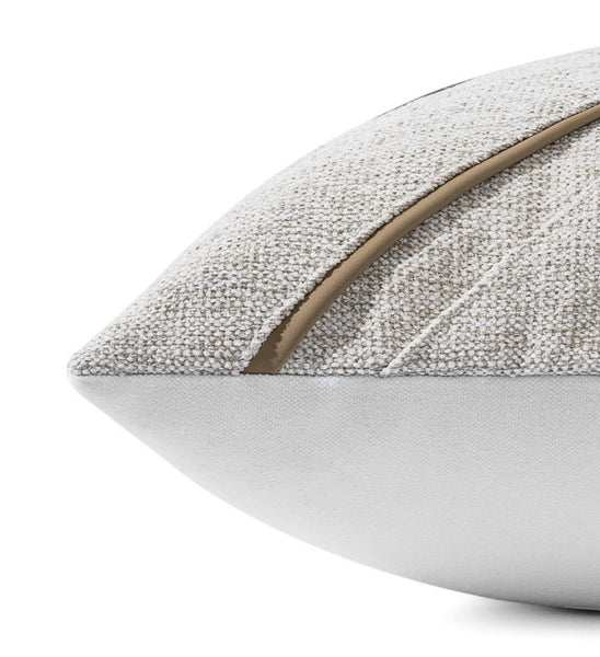 Light Grey Modern Pillows for Couch, Abstract Decorative Throw Pillows for Living Room, Large Modern Sofa Cushion, Decorative Pillow Covers-artworkcanvas