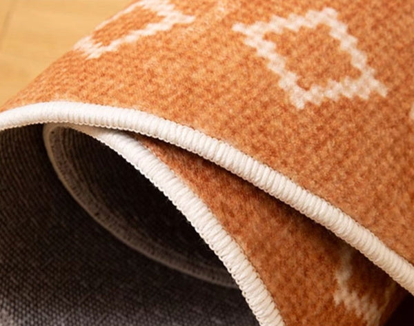 Geometric Modern Rug Ideas for Living Room, Circular Modern Rugs for Bathroom, Modern Rugs for Children's Room, Mid Century Modern Round Rugs for Dining Room-artworkcanvas