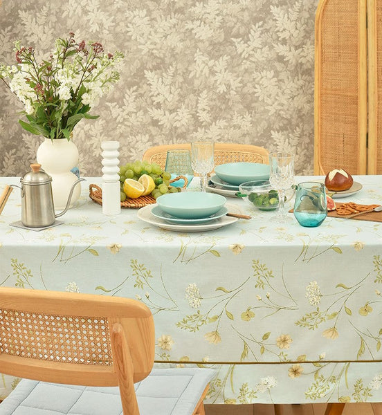 Farmhouse Table Cloth, Wedding Tablecloth, Large Rectangle Tablecloth for Dining Room Table, Rectangular Table Covers for Kitchen, Square Tablecloth for Coffee Table-artworkcanvas