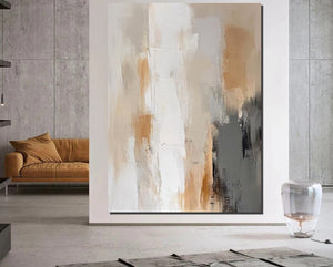 Living Room Wall Painting, Modern Artwork, Large Canvas Painting, Contemporary Wall Painting, Acrylic Painting for Dining Room-artworkcanvas