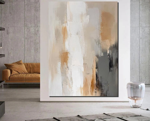 Living Room Wall Painting, Modern Artwork, Large Canvas Painting, Contemporary Wall Painting, Acrylic Painting for Dining Room-artworkcanvas