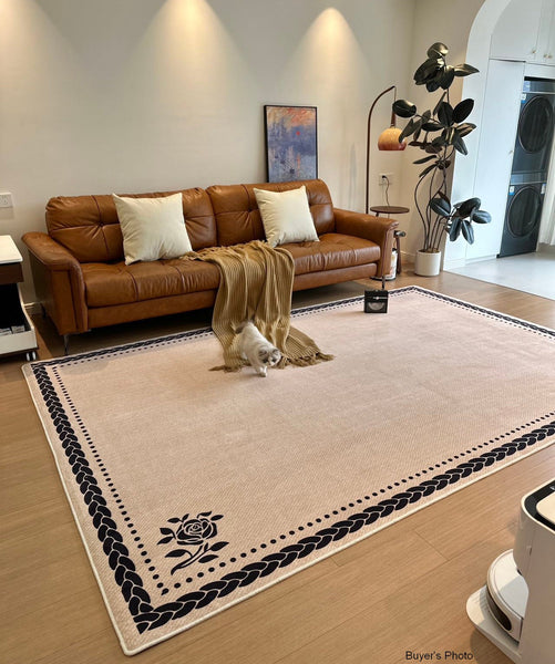 Abstract Modern Rugs for Bedroom, Simple Large Modern Rugs for Living Room, Contemporary Geometric Modern Rugs,Modern Rugs for Dining Room-artworkcanvas