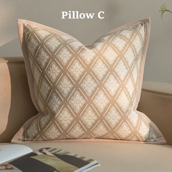 Modern Decorative Pillow Cover, Decorative Throw Pillows for Living Room, Decorative Pillow Arrangement Ideas for Couch, Modern Sofa Pillows-artworkcanvas