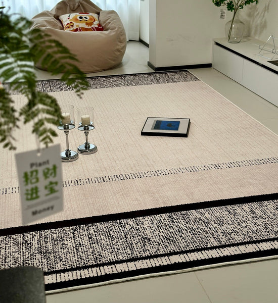 Large Abstract Rugs for Living Room, Geometric Contemporary Modern Rugs Next to Bed, Extra Large Modern Area Rugs-artworkcanvas