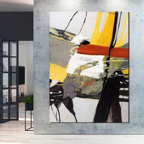 Extra Large Paintings for Living Room, Modern Abstract Art for Bedroom, Abstract Acrylic Wall Painting, Simple Painting Ideas, Hand Painted Wall Painting-artworkcanvas