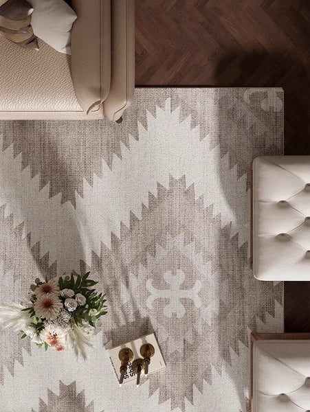 Dining Room Geometric Modern Rugs, Bedroom Modern Rugs, Large Modern Rugs for Living Room, Contemporary Modern Rugs under Coffee Table-artworkcanvas