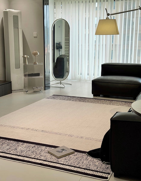 Large Abstract Rugs for Living Room, Geometric Contemporary Modern Rugs Next to Bed, Extra Large Modern Area Rugs-artworkcanvas