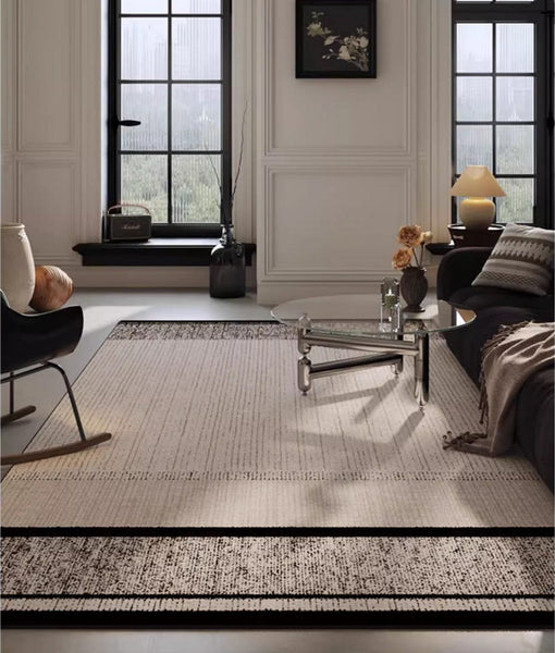 Large Abstract Rugs for Living Room, Geometric Contemporary Modern Rugs Next to Bed, Extra Large Modern Area Rugs-artworkcanvas