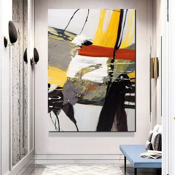 Extra Large Paintings for Living Room, Modern Abstract Art for Bedroom, Abstract Acrylic Wall Painting, Simple Painting Ideas, Hand Painted Wall Painting-artworkcanvas