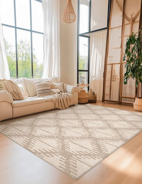 Abstract Modern Rugs for Living Room, Extra Large Modern Rugs under Dining Room Table, Contemporary Geometric Carpets, Contemporary Modern Rugs-artworkcanvas