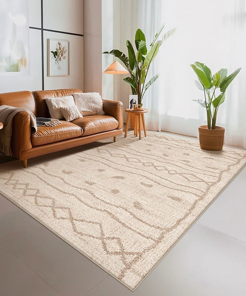 Contemporary Area Rugs for Dining Room, Modern Rugs for Living Room, Bohemian Modern Rug Ideas for Living Room-artworkcanvas