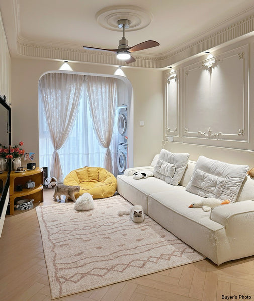 Contemporary Area Rugs for Dining Room, Modern Rugs for Living Room, Bohemian Modern Rug Ideas for Living Room-artworkcanvas