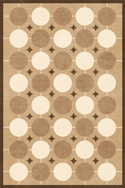 Contemporary Modern Rugs Next to Bed, Modern Rugs under Dining Room Table, Abstract Modern Rugs for Living Room, Mid Century Geometric Carpets-artworkcanvas
