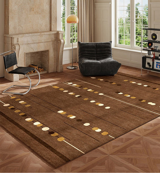 Living Room Modern Rug Ideas, Mid Century Modern Rugs for Bedroom, Large Contemporary Area Rugs for Dining Room-artworkcanvas