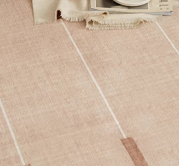 Geometric Round Rugs for Dining Room, Contemporary Modern Rugs, Mid Century Modern Rugs under Chairs, Bedroom Circular Modern Rugs-artworkcanvas