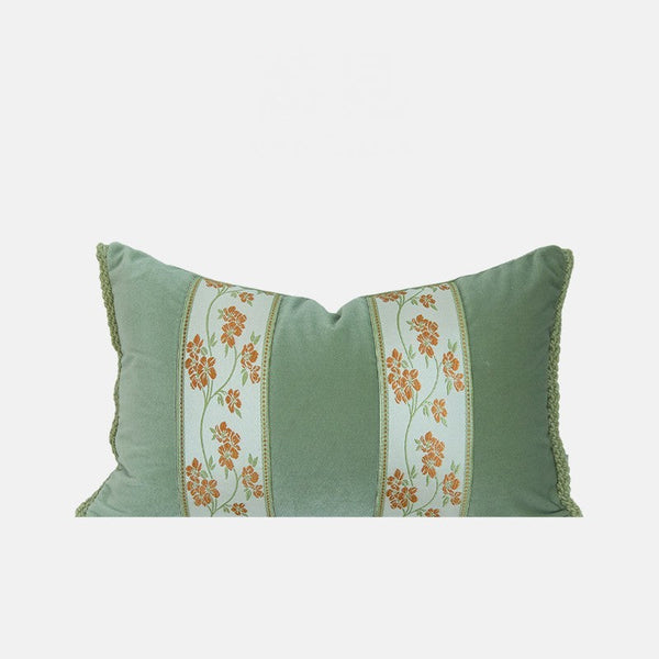 Living Room Decorative Pillows, Modern Decorative Cushions, Decorative Pillows for Bed, Decorative Pillow Arrangement Ideas for Interior Design, Embroidered Floral Bird Pattern Pillow Covers-artworkcanvas