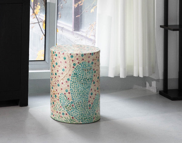 Unique Small End Table, Portable Casual Side Table, Creative Coffee Table, Contemporary Small Sofa Side Table, Shell Small Side Table-artworkcanvas