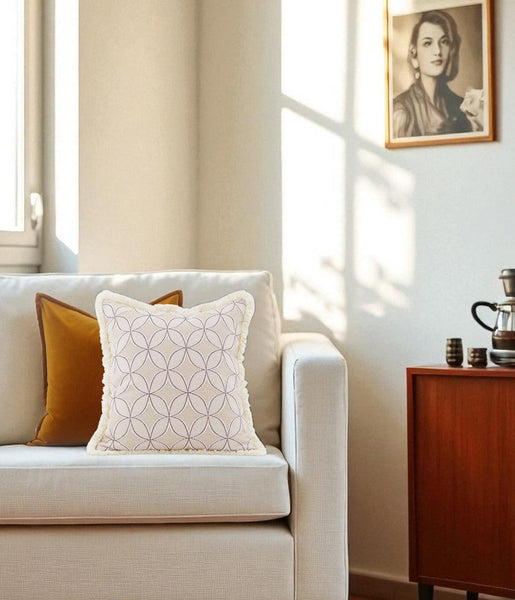 Large Square Pillows, Modern Throw Pillows, Modern Sofa Pillows, Decorative Throw Pillow for Couch, Decorative Throw Pillows for Living Room Couch-artworkcanvas