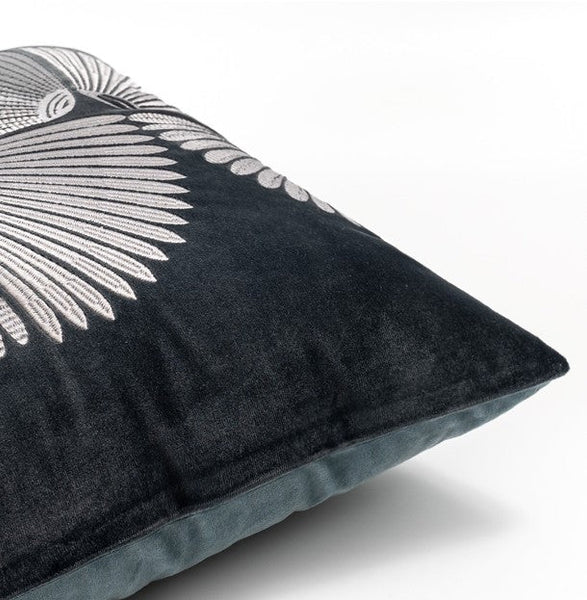 Abstract Feather Pattern Throw Pillows for Couch, Simple Modern Sofa Throw Pillows, Contemporary Throw Pillow for Living Room, Modern Square Pillows-artworkcanvas