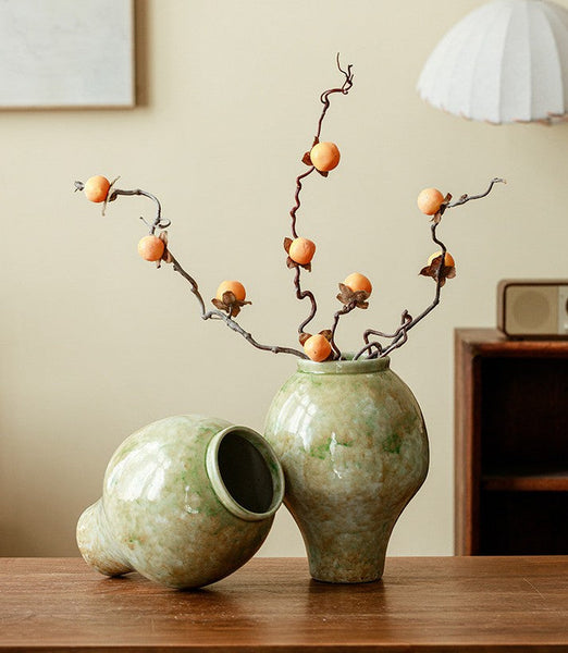 Centerpiece Ceramic Bud Vases, Porcelain Flower Vases, Flower Vases on Table, Handmade Water Holding Flower Vase-artworkcanvas
