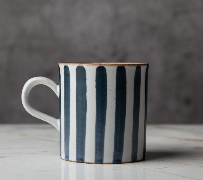 Large Capacity Coffee Cup, Cappuccino Coffee Mug, Pottery Tea Cup, Handmade Pottery Coffee Cup-artworkcanvas