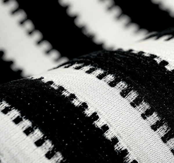 Modern Pillows for Couch, Black and White Stripe Modern Pillows, Decorative Throw Pillows for Living Room, Modern Sofa Pillows-artworkcanvas