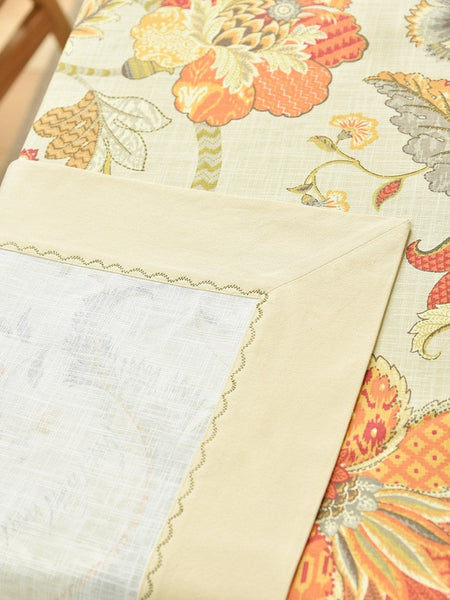 Extra Large Rectangle Tablecloth for Dining Room Table, Country Farmhouse Tablecloth, Square Tablecloth for Round Table, Rustic Table Covers for Kitchen-artworkcanvas