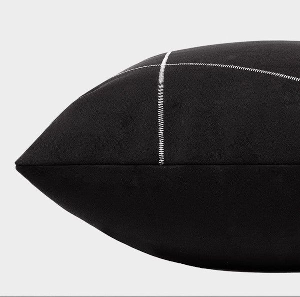 Abstract Decorative Throw Pillows for Living Room, Black Modern Pillows for Couch, Large Modern Sofa Pillow Cases, Decorative Pillow Covers-artworkcanvas