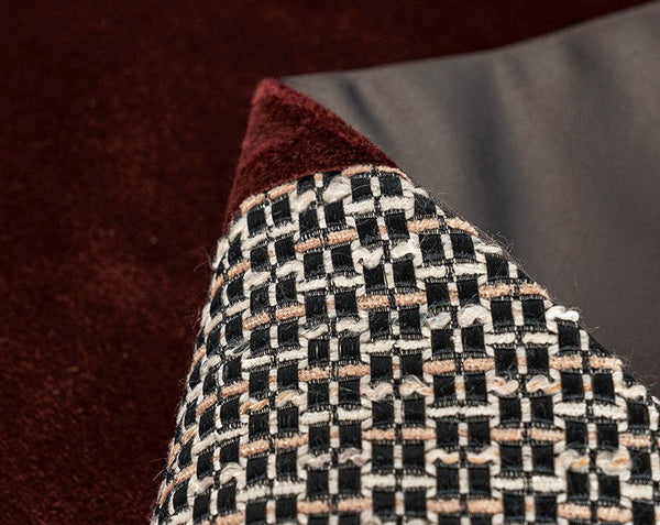 Red Modern Sofa Throw Pillows, Red Decorative Throw Pillows for Couch, Large Abstract Contemporary Throw Pillow for Interior Design-artworkcanvas