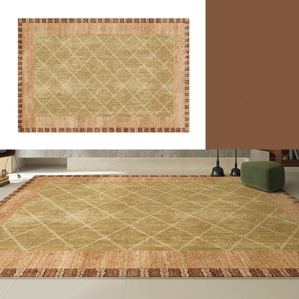 Modern Rugs for Living Room, Geometric Modern Rug Ideas for Living Room, Mid Century Contemporary Area Rugs-artworkcanvas