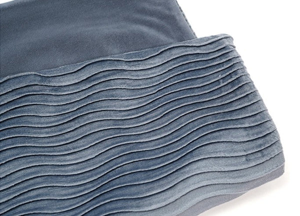 Abstract Blue Decorative Throw Pillows, Large Simple Throw Pillow for Interior Design, Geometric Contemporary Square Modern Throw Pillows for Couch-artworkcanvas