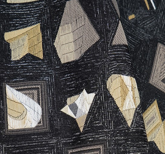 Abstract Black Decorative Throw Pillows, Geometric Contemporary Square Modern Throw Pillows for Couch, Large Simple Throw Pillow for Interior Design-artworkcanvas