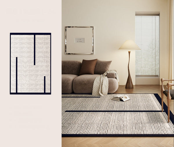 Large Modern Rugs for Living Room, Mid Century Modern Rugs for Bedroom, Contemporary Abstract Rugs under Dining Room Table-artworkcanvas