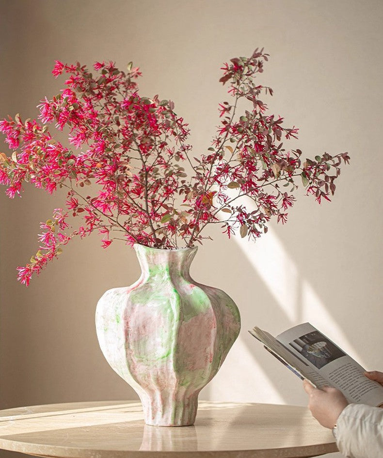 Centerpiece Ceramic Bouquet Vases Handmade Modern Flower Vase