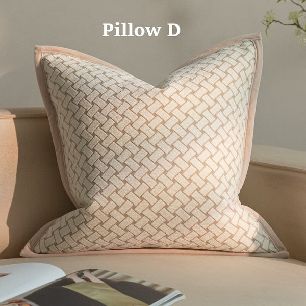 Decorative Pillow Arrangement Ideas for Couch, Modern Decorative Pillow Cover, Decorative Throw Pillows for Living Room, Modern Sofa Pillows-artworkcanvas