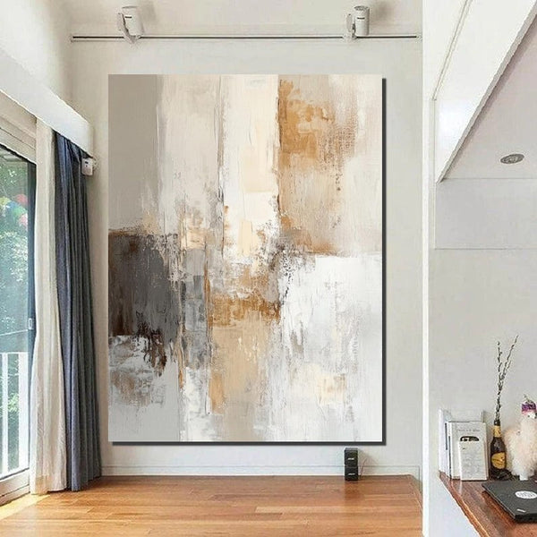 Modern Artwork, Large Canvas Painting, Contemporary Wall Painting, Living Room Wall Painting, Acrylic Painting for Dining Room