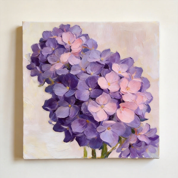 Hand Painted Canvas Art, A Bunch of Blooming Purple forget-me-nots, Still Life Painting, Small Canvas Artwork, Original Flower Paintings, Buy Small Paintings Online-artworkcanvas