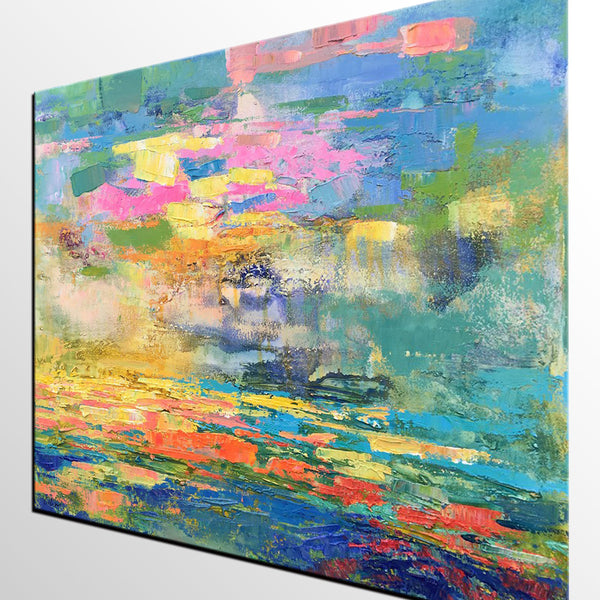 Abstract Acrylic Painting, Contemporary Modern Art, Modern Canvas Painting, Custom Abstract Painting for Living Room