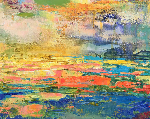 Abstract Acrylic Painting, Contemporary Modern Art, Modern Canvas Painting, Custom Abstract Painting for Living Room