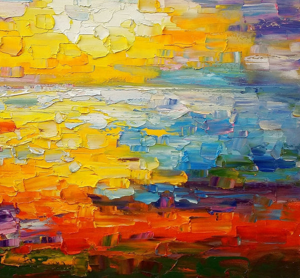 Large Canvas Art, Abstract Painting, Impasto Art, Canvas Oil Painting, Custom Extra Large Painting