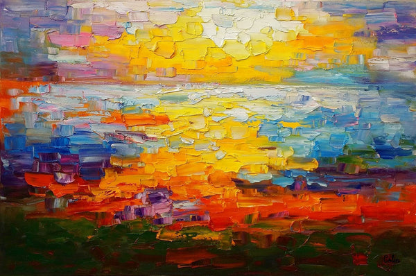 Large Canvas Art, Abstract Painting, Impasto Art, Canvas Oil Painting, Custom Extra Large Painting